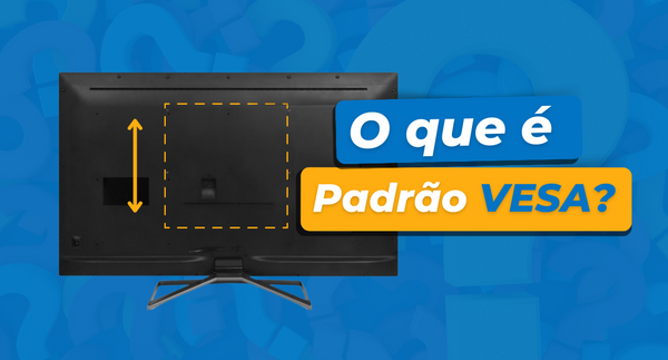 Você sabia que Padrão VESA é o nome da distância dos furos atrás da TV? Veja nossos outros vídeos. - Fixatek